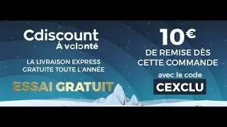 TUTO I Cdiscount a volonté essai GRATUIT I Livraison Gratuite et se désabonner