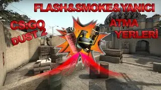 MÜKEMMEL HARİTA-CS:GO SMOKE&FLASH ATMA YERLERİ