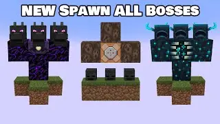 New Spawn ALL BOSSES in Minecraft!
