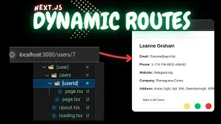 How to Create Dynamic Routes, Implement SSR, and Fetch APIs in Next.js | Full Tutorial
