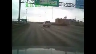 Въехал в отбойник  | ДТП на КАД