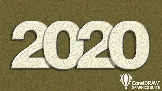 New year | Text effect | Text logo | Corel DRAW tutorials | 008