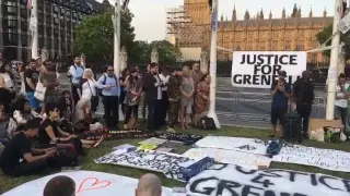 LIVE: Minutes silence for victims of Grenfell fire