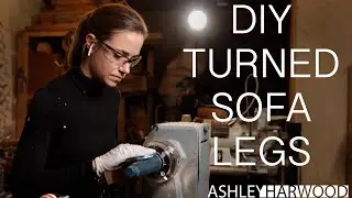 DIY Turned Sofa Legs
