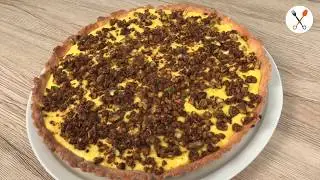 Crostata crema e crumble di pistacchi