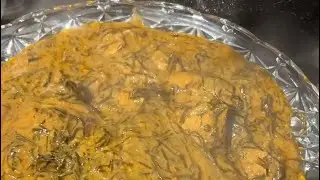 Congolese Food Soso (Chicken) & Fumbwa