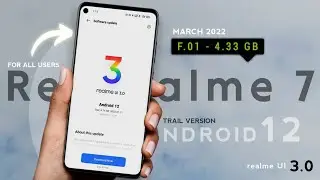 Realme 7 New Update F.01 | First Official Trail Update 😱 | Realme UI 3.0 | Voice Changer Feature |