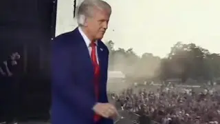 Donald Trump at his next rally after hearing Joe Biden dropped out!!🤣😂🤣