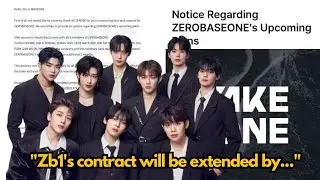 ZEROBASEONE's Contract Renewal Announcement #zerobaseone 