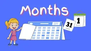 Learn names of months in English