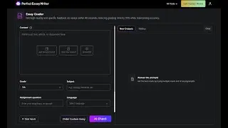 Essay Grader Tool by PerfectEssayWriter.ai | Overview