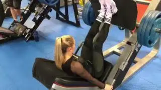 Жим платформы ягодичными мышцами, только ими 🔥