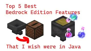 Top 5 Bedrock Features that I WISH were in Java Edition