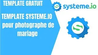 Template Systeme.io pour photographe de mariage