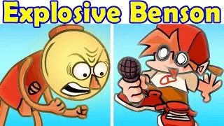 Friday Night Funkin' VS Explosive BENSON Fanmade (FNF Mod/Hard/DEMOSON/Demonic Benson/Regular Show)