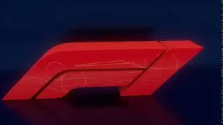 Animation made with Blender, New F1 logo 2018
