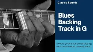 Smooth 12 bar Blues Guitar Backing Track In G | 🎸🔥