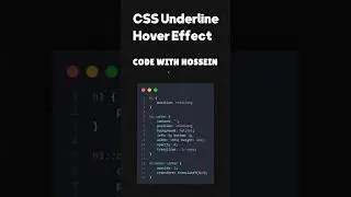 CSS Underline Text Hover Effect | 