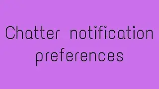 How to send chatter notification preferences in Odoo