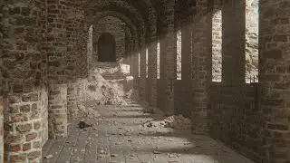 The ruins of the castle | BLENDER 3D | EEVEE Render