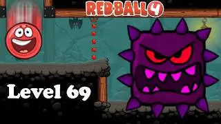 Red Ball 4 Big Purple Enemy Level 69