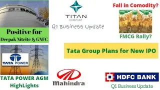 Weekly Market Performance | M&M EV Investment | Tata Company Updates  #stocknews
