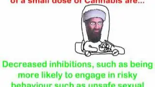 Osama smokes cannabis