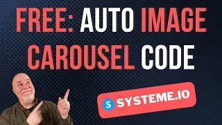 How to Setup an Easy Auto Scrolling Image Carousel for Systeme io | With Free Code