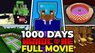 I Survived 1000 Days in Minecraft Hardcore [Full Movie]