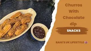 Churros With Chocolate Dip | How To Make Churros At Home