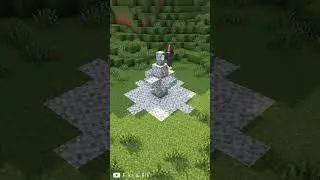 Minecraft Diorite Fountain #shorts
