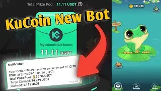$FROG claim token 🔥 by KuCoin | New Tap-to-Earn Airdrop 2024 | Connect Wallet | KCS Update