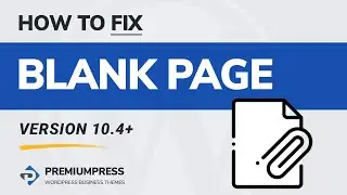 Blank Page Issue - How to fix blank page in WordPress.