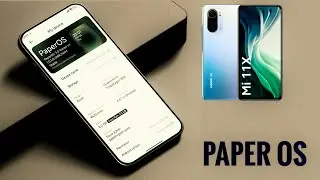 Paper Os 3.0 based On Hyper Os 1.0.1.0 Gamet For Alioth MI11X Poco F3
