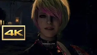 Resident Evil 4 Remake -  Ashley Stabs Leon