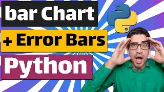 How to plot Bar Chart with Error Bars in Matplotlib Python