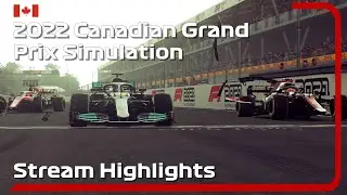 A Scuffed Qualifying - 2022 Canadian GP Simulation [F1 2021 Mod Stream Highlights]
