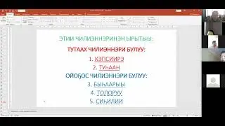 Этии чилиэннэринэн ырытыы. 6 кылаас