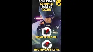 SETUP INSANO DO DGZIN DA FURIA - VALORANT #shorts #valorant #setupgamer #dgzin
