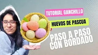 🌺Me dijeron que No era posible tejer 🥚 Amigurumi SIN costuras + bordado #ganchillopasoapaso