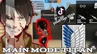 Main mode Titan di ff auto jadi Titan Eren