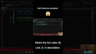 How to handle null reference exception in C# | Java | PHP | PYTHON | C++