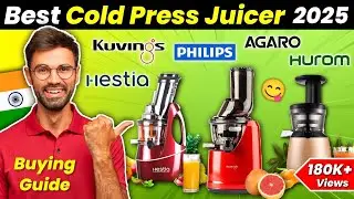 [NEW] 5 Best Cold Press Juicers in India 2024🔥| Slow Juicer Machine 2024 (Buying Guide)✨