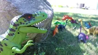 Toy Dinosaur Fights | T Rex vs All Dinosaurs! | Dinosaur Toys For Kids