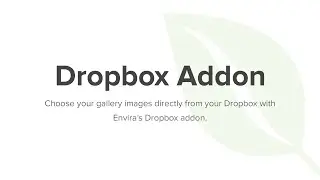 Envira Gallery Dropbox Addon