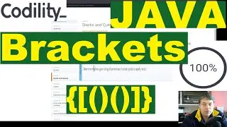 Codility Brackets solution