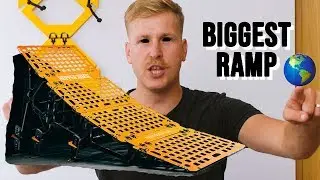 BIGGEST PORTABLE GRAVITY MTB RAMP IN THE WORLD