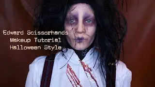 Edward Scissorhands Makeup Tutorial Halloween Style I REALLYMILI