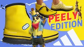 Unboxing the Coolest Zipper Peely Ultraboost Fortnite Shoes from Adidas! 🍌👟