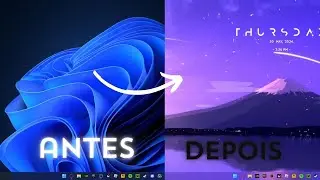 ❤️COMO DEIXAR O PC BONITO E MINIMALISTA  2024 WINDOWS 11 | 10  [FACIL E RAPIDO]